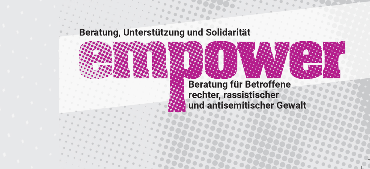 Logo Empower. Beratung, Unterstützung und Solidarität.
