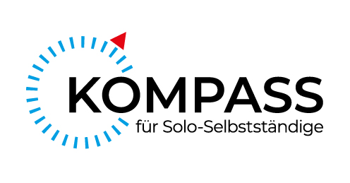Logo Projektes Kompass - kompakte Hilfe für Solo-Selbstständige.