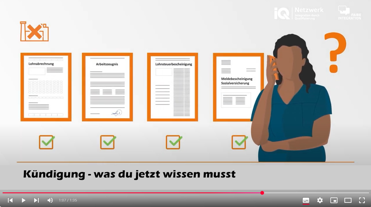 Bildvorschau zum Erklärvideo zur Kündigung IQ Netzwerk